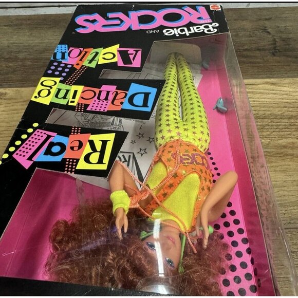 VTG Barbie & the Rockers DIVA with Real Dancing Action Doll 1986 Mattel  in box - Picture 11 of 11